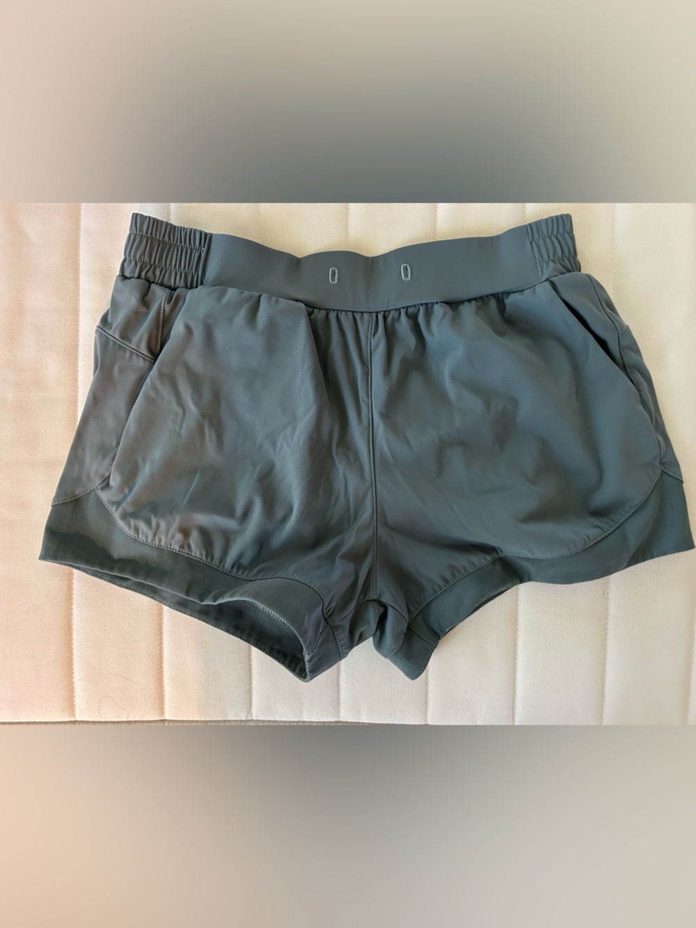 lululemon athletica Women's Athletic Shorts in a greenish blue, size fit: M